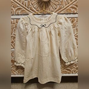 The Beaufort Bonnet Company Cream Smocked Dress